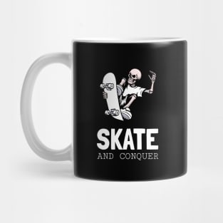 skate and conquer Mug
